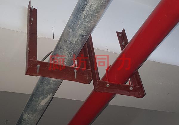 水平圆形管道连环吊架